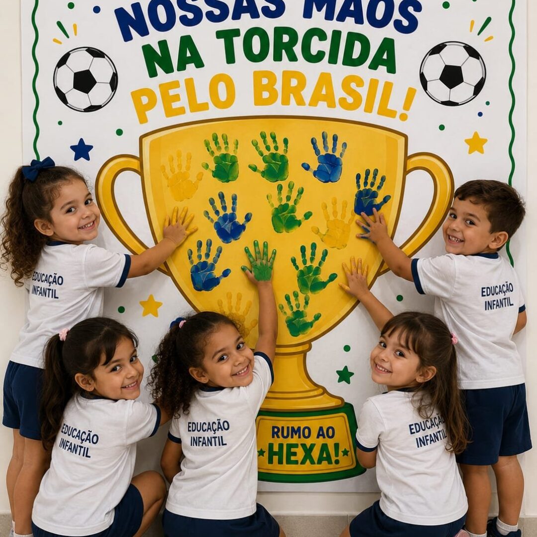 Painel taça mãozinhas