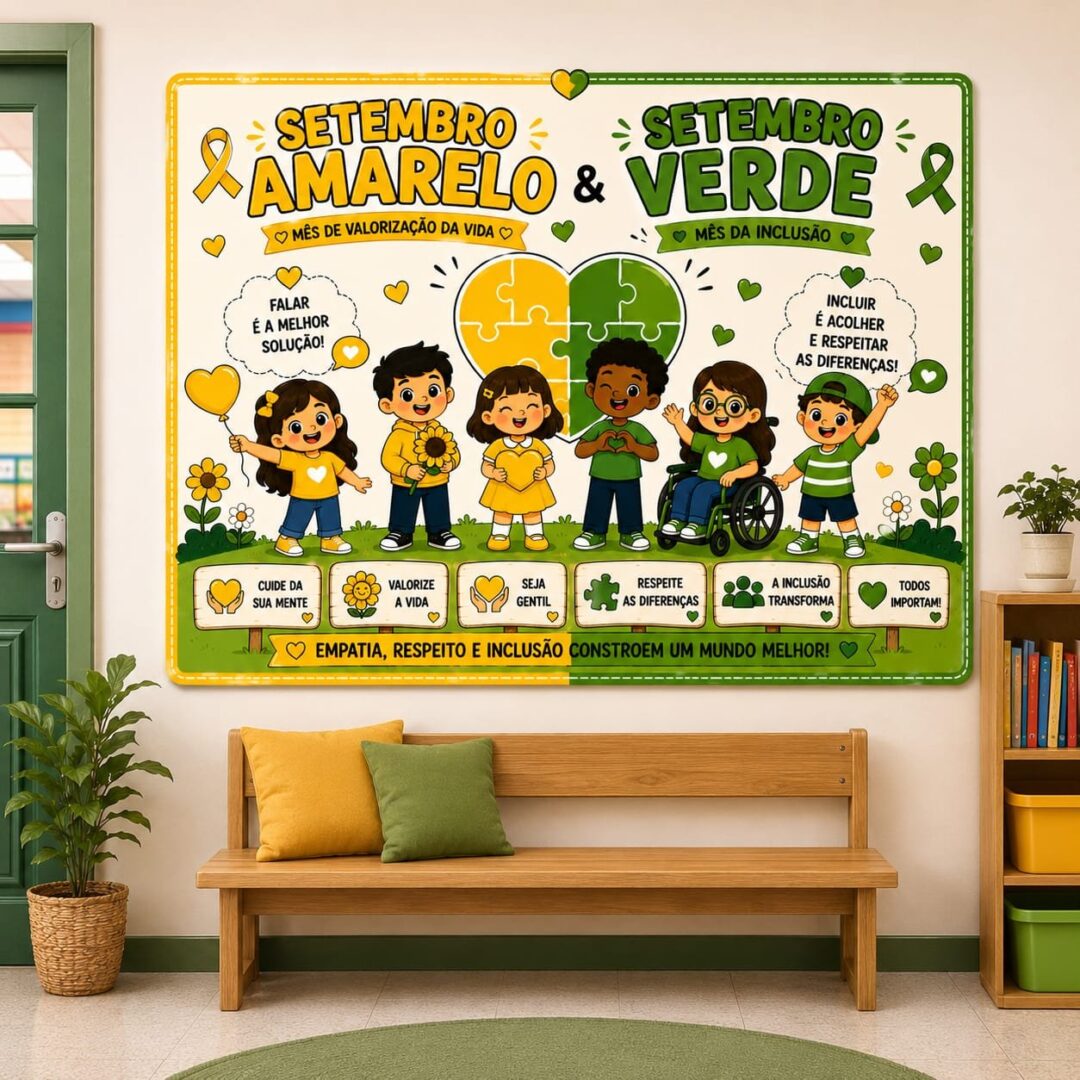 Painel Setembro Amarelo+ Verde