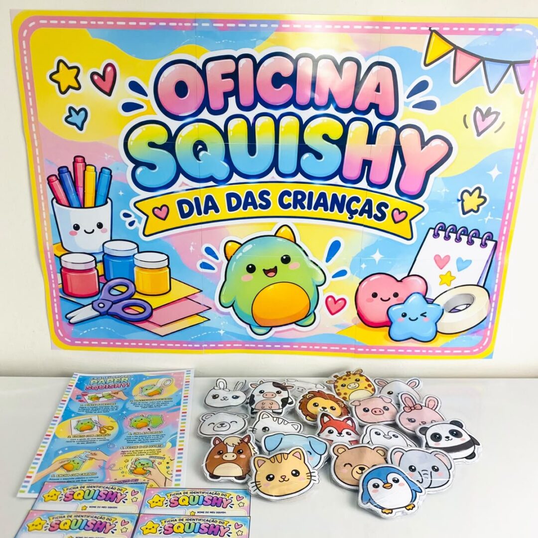 Oficina Squishy dia das Crianças