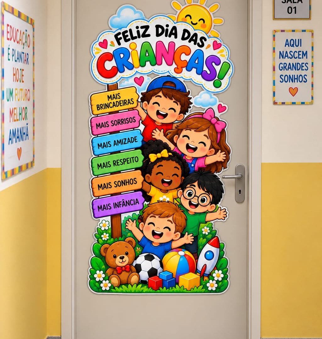 Painel de porta dia das crianças 02