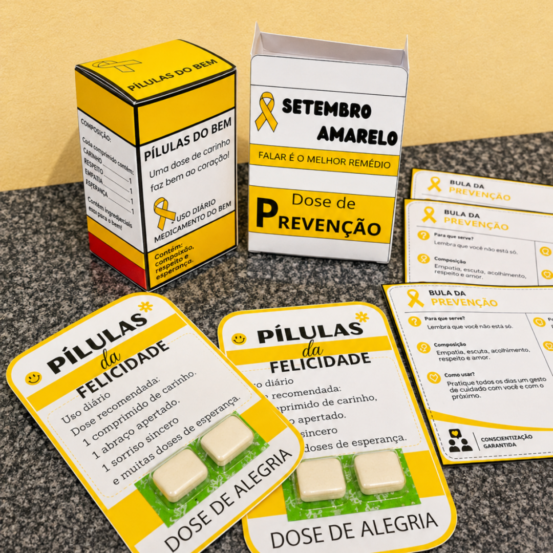 Lembrancinha setembro amarelo
