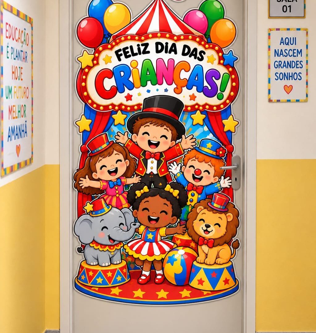 Painel de porta circo